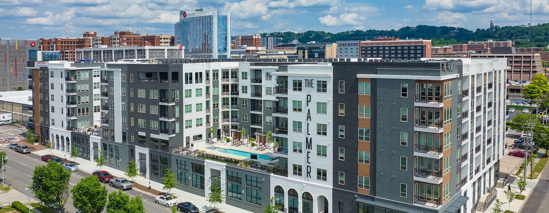 a large building with many windows